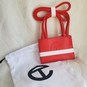 NWT Telfar Small Red Shopping Bag 100% Authentic34